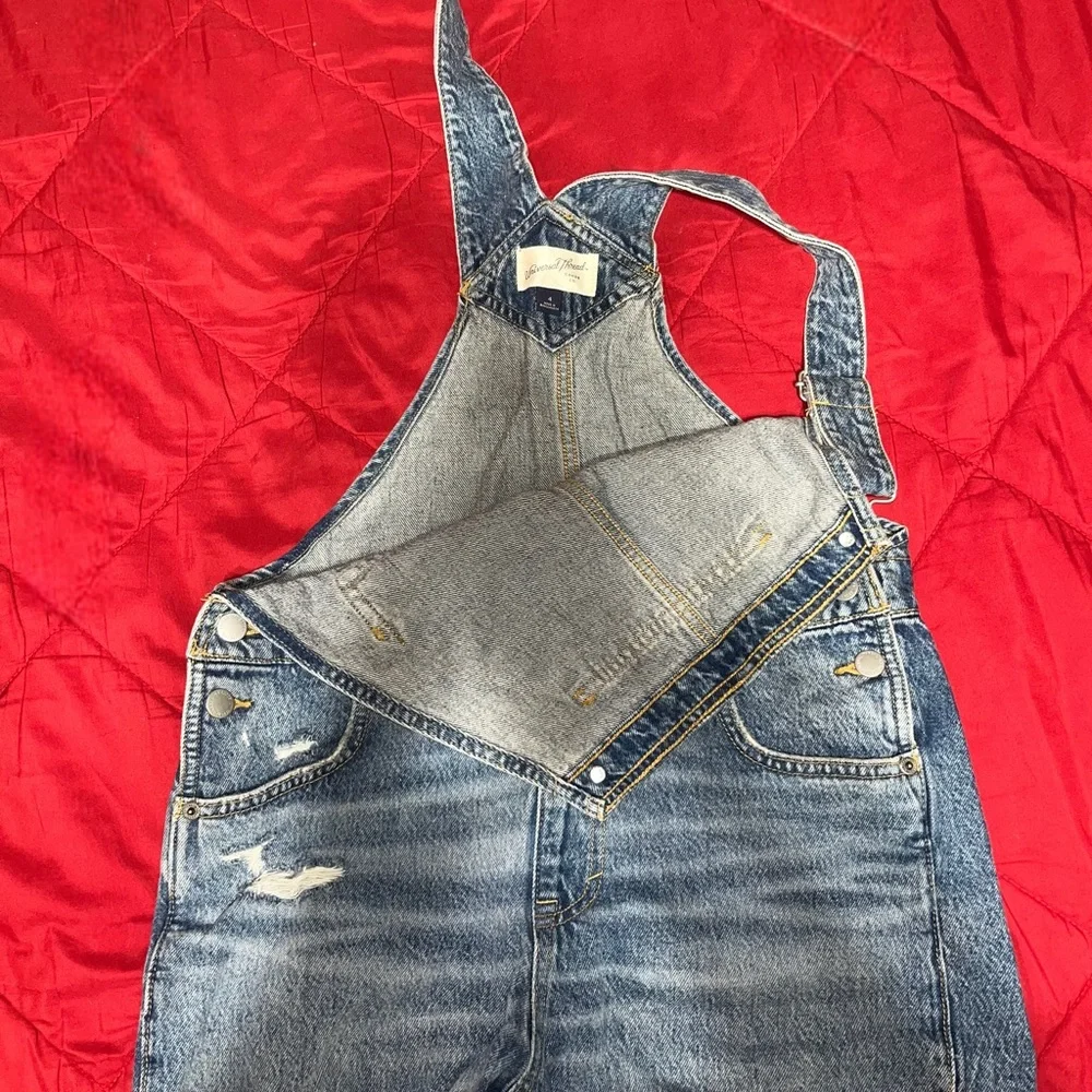 Blue Denim Overalls - Picture 3 of 4